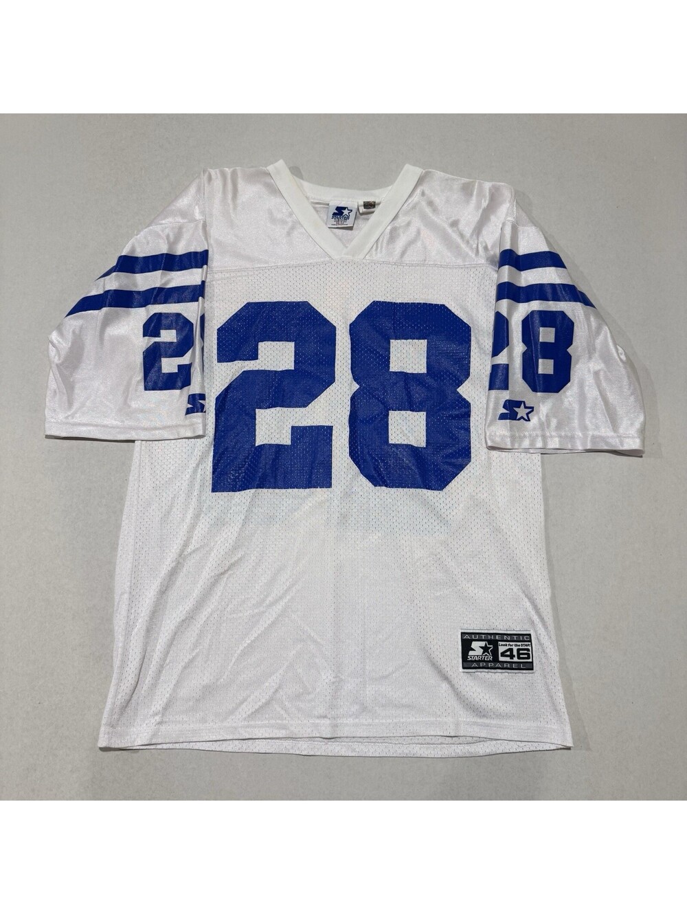Vintage 90s Marshall Faulk Indianapolis Colts Jersey Size Medium Starter Men’s